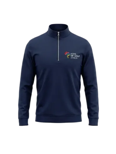 Cutter-Buck Adapt HOGA Quarter Zip Pullover-Navy